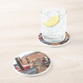 DESSOUS DE VERRE EN GRÈS CANAUX (Côté)