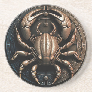 Dessous De Verre En Grès Cancer Symbole zodiaque Cancer Horoscope