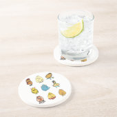 Dessous De Verre En Grès Canons à oeufs amusants (Côté)