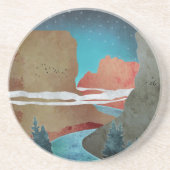 Dessous De Verre En Grès Canyon Birds (Devant)