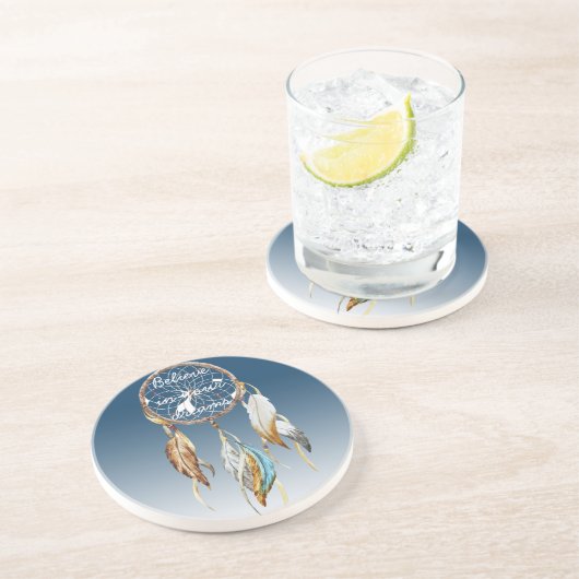 Dessous De Verre En Grès Capteur Inspirational Navy Blue Ombre Dream (Côté)