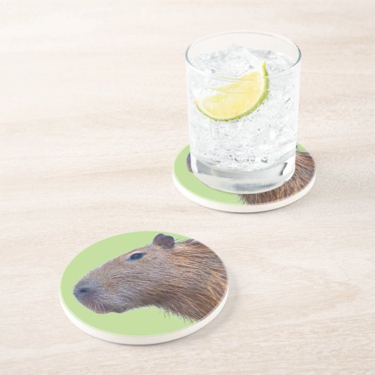 Dessous De Verre En Grès Capybara (Côté)