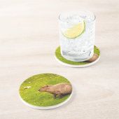 Dessous De Verre En Grès Capybara (Côté)