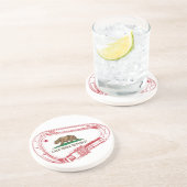 Dessous De Verre En Grès Carabiner d'Escalade californienne (Côté)