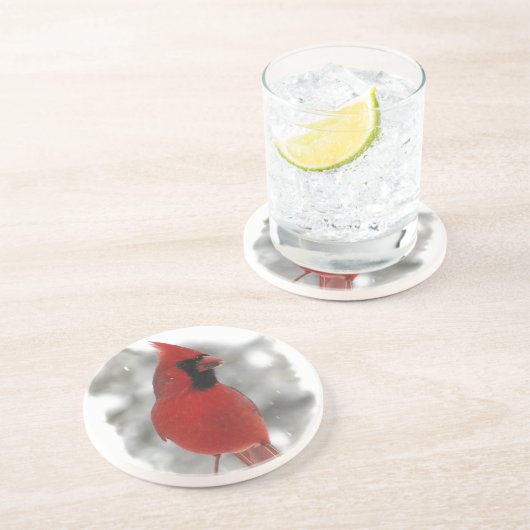 Dessous De Verre En Grès Cardinal (Côté)
