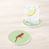 Dessous De Verre En Grès Cardinal(s) (Côté)