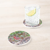 Dessous De Verre En Grès Cardinal Songbird (Côté)