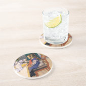 Dessous De Verre En Grès Carl Larsson A Late Risques Miserable Breakfast (Côté)
