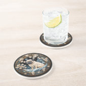 Dessous De Verre En Grès Carlin respectueux (Côté)