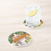 Dessous De Verre En Grès Carotte de porc 100% Veggie Caroton (Côté)