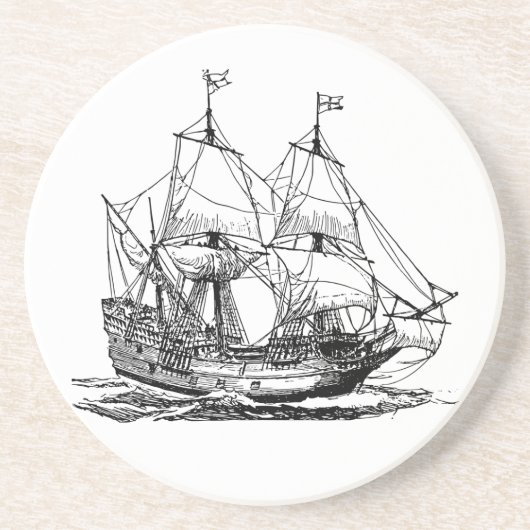 Dessous De Verre En Grès Carrack (Devant)