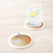 Dessous De Verre En Grès Carreau citrouille (Côté)