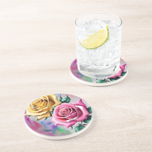 Dessous De Verre En Grès Carreau de céramique (Côté)
