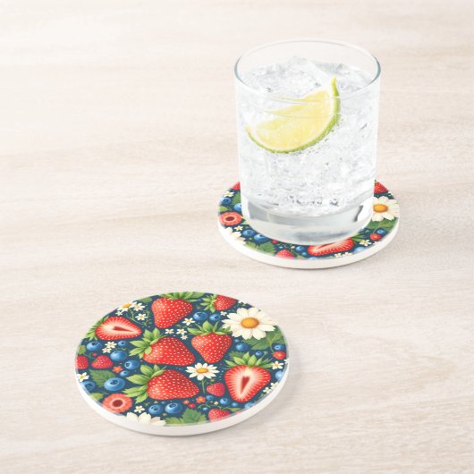 Dessous De Verre En Grès Carreau décoratif (Côté)