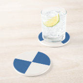 Dessous De Verre En Grès Carreau décoratif géométrique (Côté)