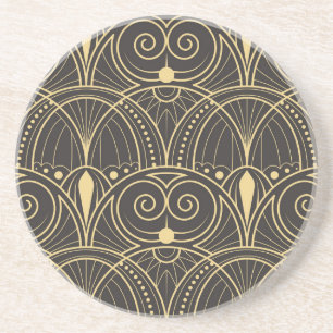 Dessous De Verre En Grès Carreaux géométriques Art Déco Luxe.