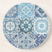 Dessous De Verre En Grès Carrelage méditerranéen, Portugais, Azulejo, Majol (Devant)