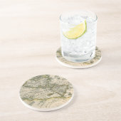 Dessous De Verre En Grès Carte antique, 1596, America Sive Novus Orbis (Côté)