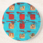 Dessous De Verre En Grès Carte BINGO Impressionnisme Abstrait (Devant)