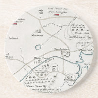 CARTE DE BOSTON-CONCORD, 1775