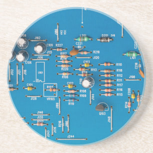 Dessous De Verre En Grès Carte de circuit électronique