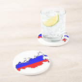 Dessous De Verre En Grès Carte de la Russie (Côté)