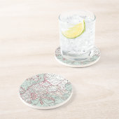 Dessous De Verre En Grès CARTE De l'EUROPE, 12ème siècle (Côté)