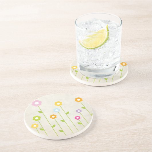 Dessous De Verre En Grès Carte de Pâques (Côté)