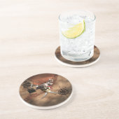 Dessous De Verre En Grès Carte de pirate (Côté)