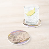 Dessous De Verre En Grès Carte du monde antique (Côté)