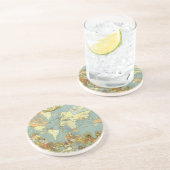 Dessous De Verre En Grès Carte du monde antique de l'Empire britannique, 18 (Côté)