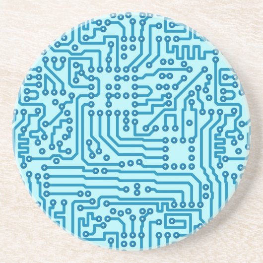 Dessous De Verre En Grès Carte électronique de Digitals (Devant)