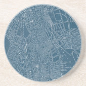 Dessous De Verre En Grès Carte graphique de Boston (Devant)