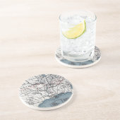 DESSOUS DE VERRE EN GRÈS CARTE : GUERRE CIVILE, 1861 (Côté)