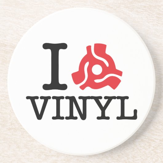 Dessous De Verre En Grès Carte I 45 Vinyl (Devant)