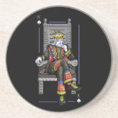 Dessous De Verre En Grès Carte King (Devant)