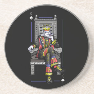 Dessous De Verre En Grès Carte King