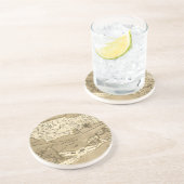 Dessous De Verre En Grès CARTE : La JAMAÏQUE, 1767 (Côté)