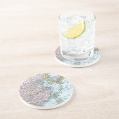 DESSOUS DE VERRE EN GRÈS CARTE : L'ASIE DE L'EST, 1907 (Côté)