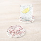 Dessous De Verre En Grès CARTE : MANHATTAN, c1935 (Côté)