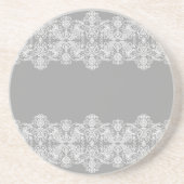 Dessous De Verre En Grès Carte Mariage (Devant)