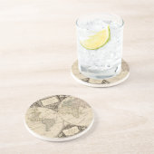 Dessous De Verre En Grès Carte mondiale 9 (Côté)