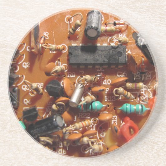Dessous De Verre En Grès Carte PC ancienne (Devant)