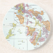 DESSOUS DE VERRE EN GRÈS CARTE : PHILIPPINES, 1905 (Devant)