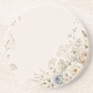Dessous De Verre En Grès Carton d'invitation de mariage aux détails floraux