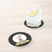 DESSOUS DE VERRE EN GRÈS CARTOUCHE DE FUMEURS QUITTER LE PLUS GRAND AU MOND (Côté)