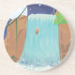 Dessous De Verre En Grès Cascade