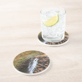 Dessous De Verre En Grès Cascade du parc d'état Laurel Hill State Park II (Côté)