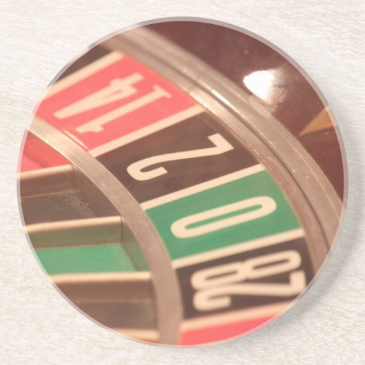 Dessous De Verre En Grès Casino Roulette Roulette Roulette Roulette Style R (Devant)