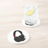 Dessous De Verre En Grès Casque Pop Art Head Téléphone (Côté)